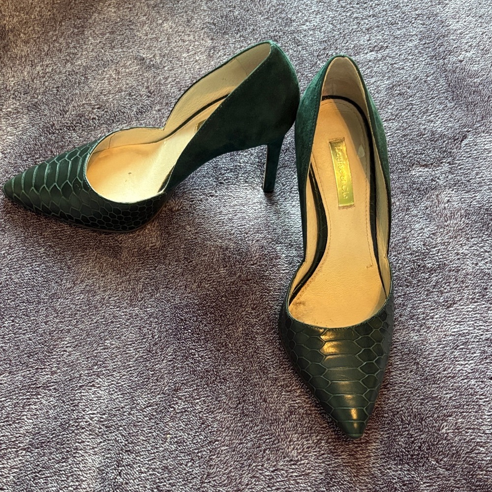 Louise et Cie Elegant Green Stiletto Heels 6M